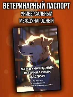 Ветеринарный паспорт для кошек и собак международный