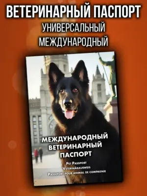 Ветеринарный паспорт для кошек и собак международный