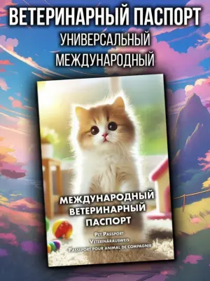 Ветеринарный паспорт для кошек и собак международный