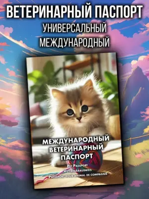Ветеринарный паспорт для кошек и собак международный