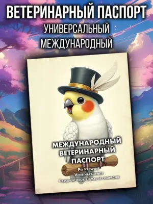 Ветеринарный паспорт для попугаев международный