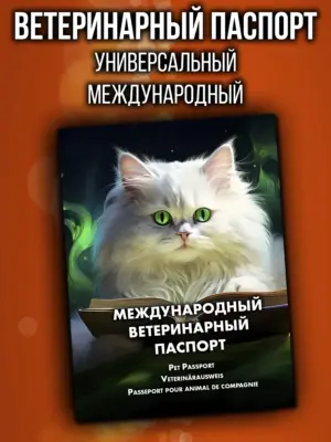 Ветеринарный паспорт для кошек международный