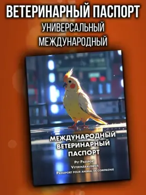 Ветеринарный паспорт для попугаев международный
