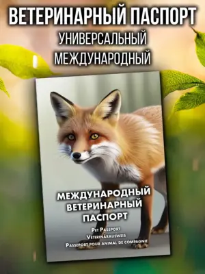 Ветеринарный паспорт для животных международный