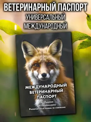 Ветеринарный паспорт для животных международный