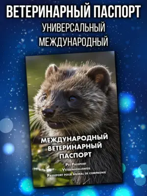 Ветеринарный паспорт для животных международный