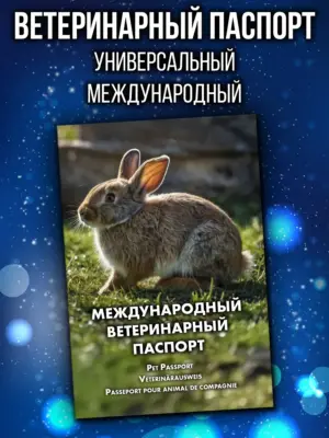 Ветеринарный паспорт для животных международный