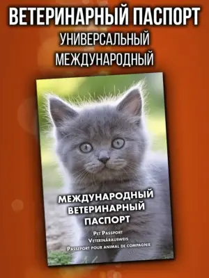 Ветеринарный паспорт для животных международный