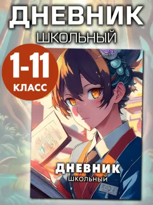 Дневник школьный 1-11 класс, 48 листов
