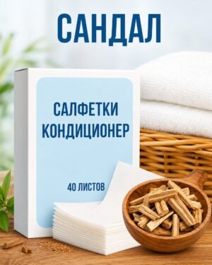 Кондиционер для белья салфетки в сушильную машину 40 шт.