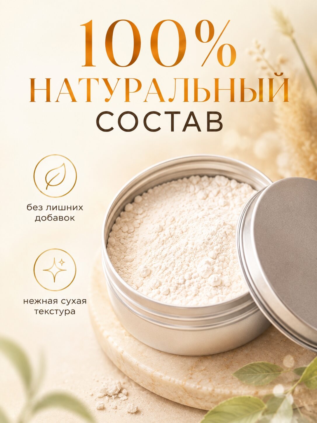 Янтарь - ароматизированный тальк для тела — изображение 3