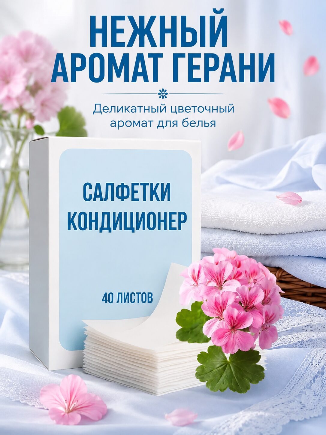 Кондиционер для белья салфетки в сушильную машину 40 шт. — изображение 2