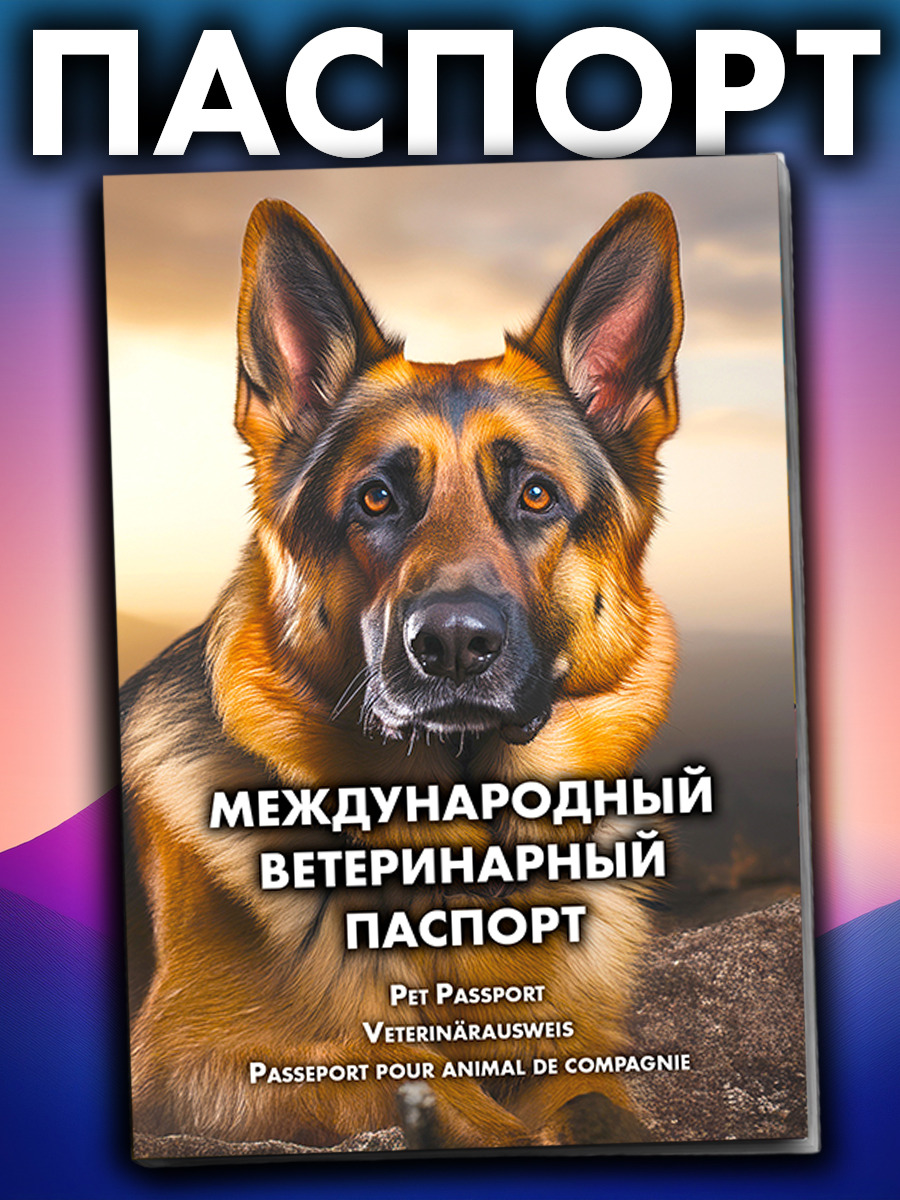 Ветеринарный паспорт для кошек и собак международный