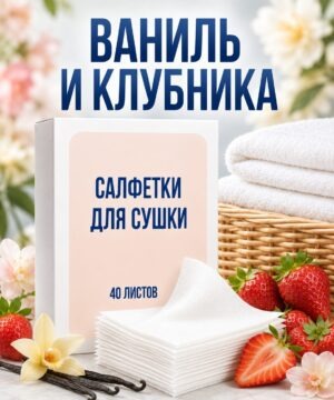 Кондиционер для белья салфетки в сушильную машину 40 шт.