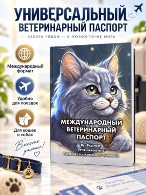 Ветеринарный паспорт для кошек и собак международный